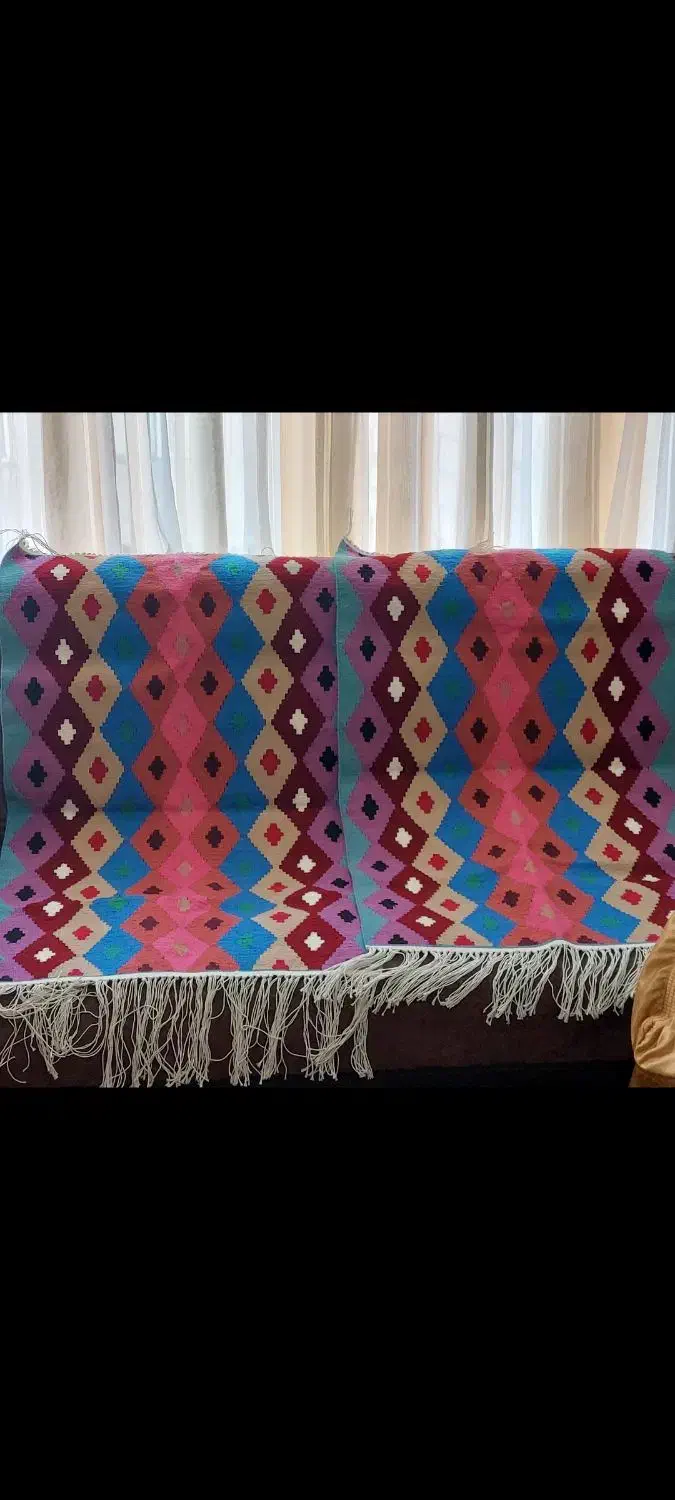 گلیم اکرولیک با بافت سفت ومحکم قیمت بسیار اقتصادی|گلیم، جاجیم، گبه|اردبیل, |دیوار