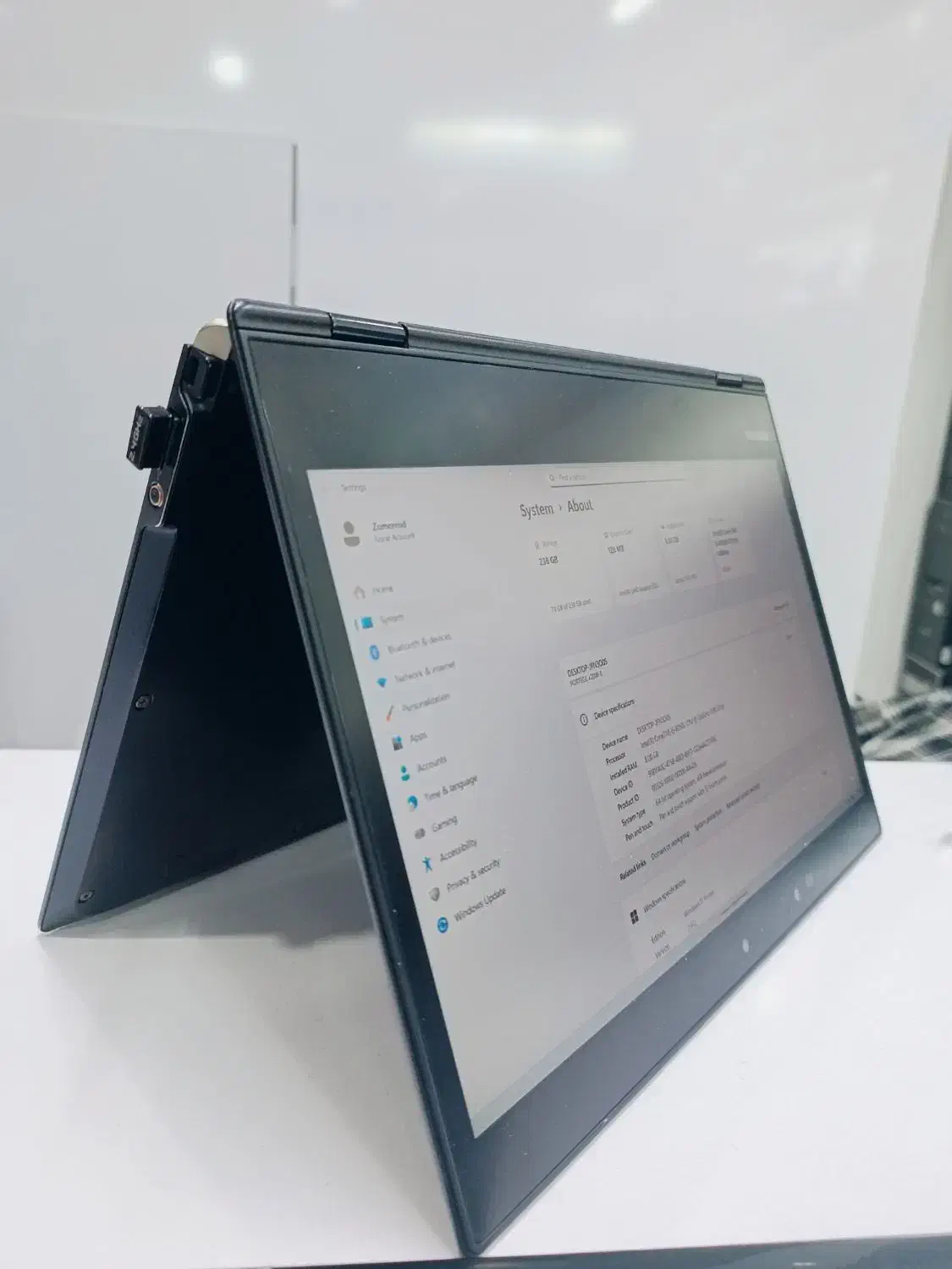 فروش لپ تاپ توشیبا لمسی ۳۶۰ در حد نو|رایانه همراه|بیرجند, |دیوار