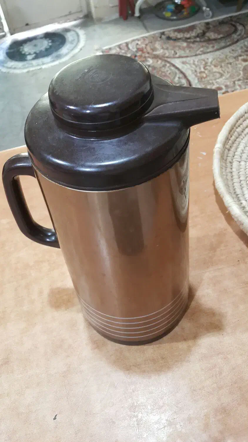 فلاسک چای فلاکس ژاپنی قدیمی نوستالژی عتیقه کمیاب|کلکسیون اشیاء عتیقه|اهواز, زیتون کارمندی|دیوار