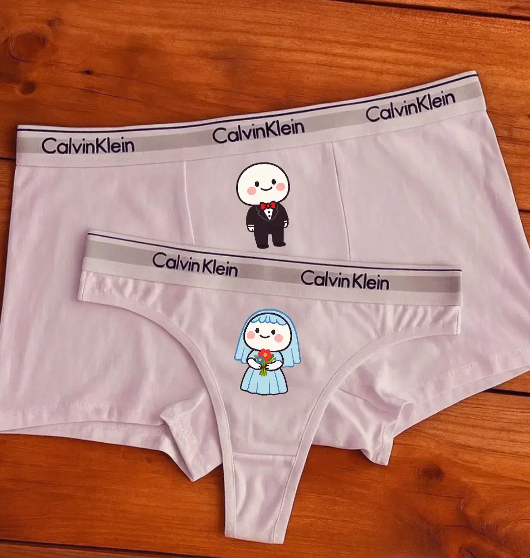 ست شورت کاپلی عروس و داماد|لباس|لنجان, |دیوار