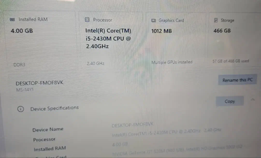 لپ تاپ MSI در حد نو هارد ۵۰۰ گیگ SSD|رایانه همراه|تهران, شهرک آپادانا|دیوار