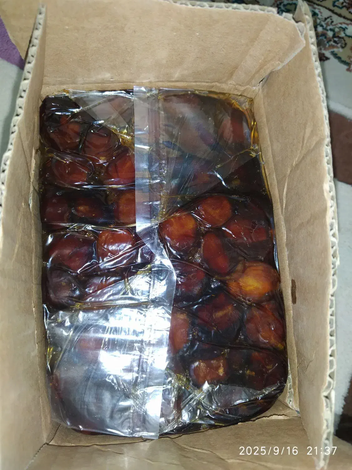 فروش ۴۰عدد کارتن ۲کیلویی خرمای خاصویی|خوردنی و آشامیدنی|ریز, |دیوار