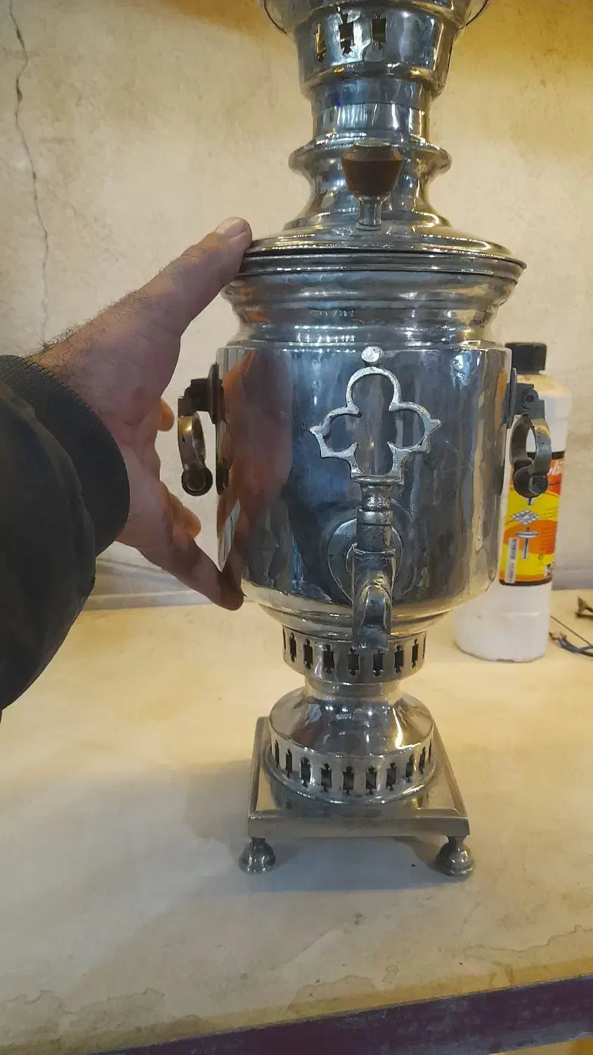 سماور ورشو زغالی|کلکسیون اشیاء عتیقه|خمینی‌شهر, |دیوار