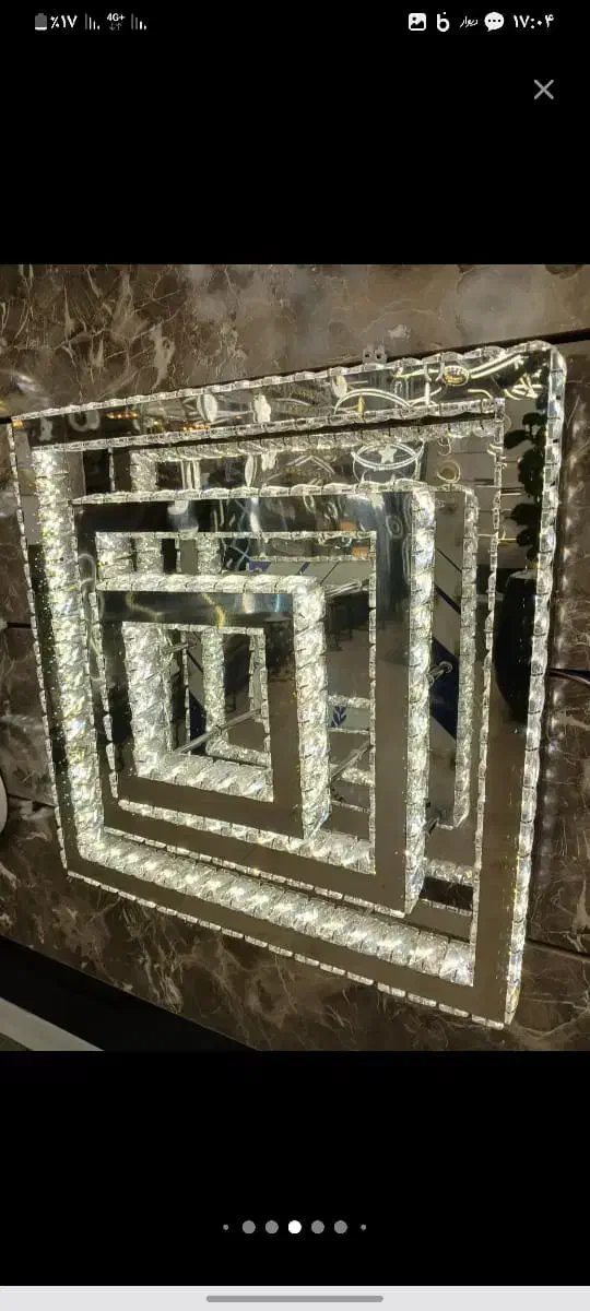 لوستر کریستالی سه حالته|لوستر و چراغ آویز|تهران, اتابک|دیوار