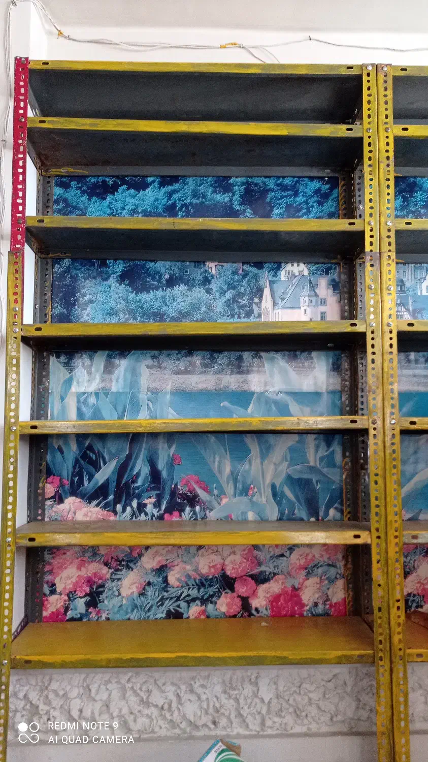 قفسه فلزی|کتابخانه، شلف، قفسه‌های دیواری|شیراز, پودنک|دیوار