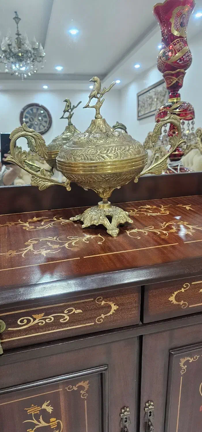 جا شکلاتی برنز|ظروف سرو و پذیرایی|خرم‌آباد, |دیوار