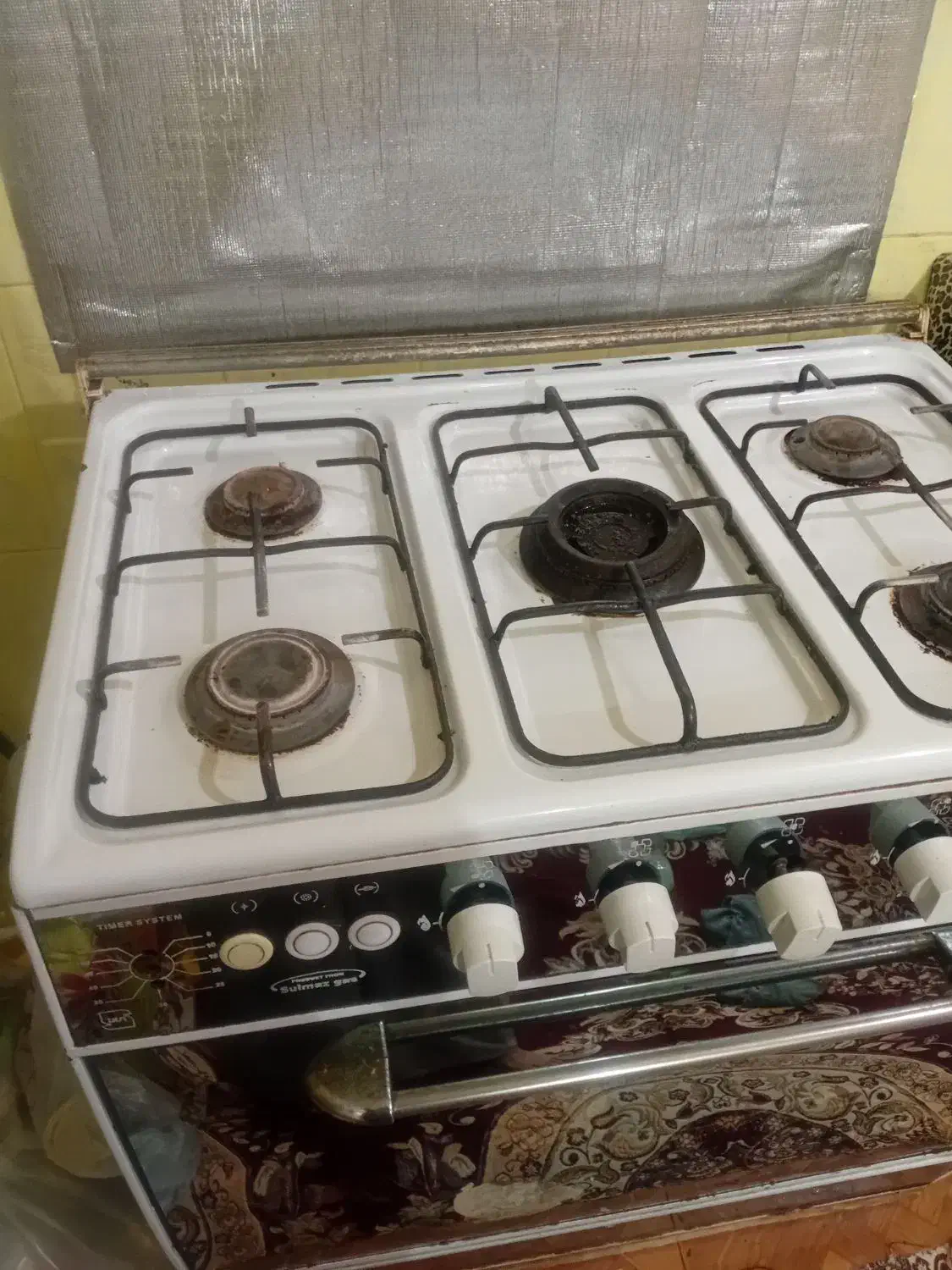 گاز طرح فر پنج شعله|اجاق گاز و لوازم برقی پختوپز|شوشتر, |دیوار