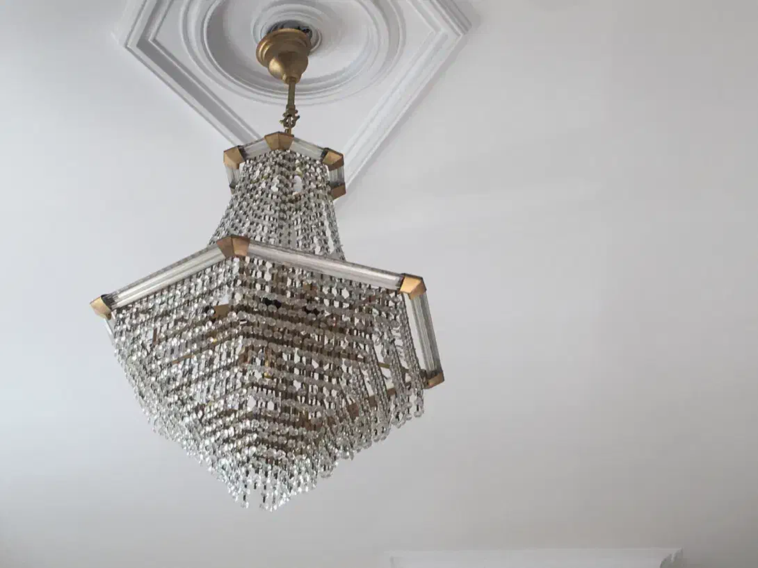 لوستر کریستال اتریشی|لوستر و چراغ آویز|تهران, سعادتآباد|دیوار