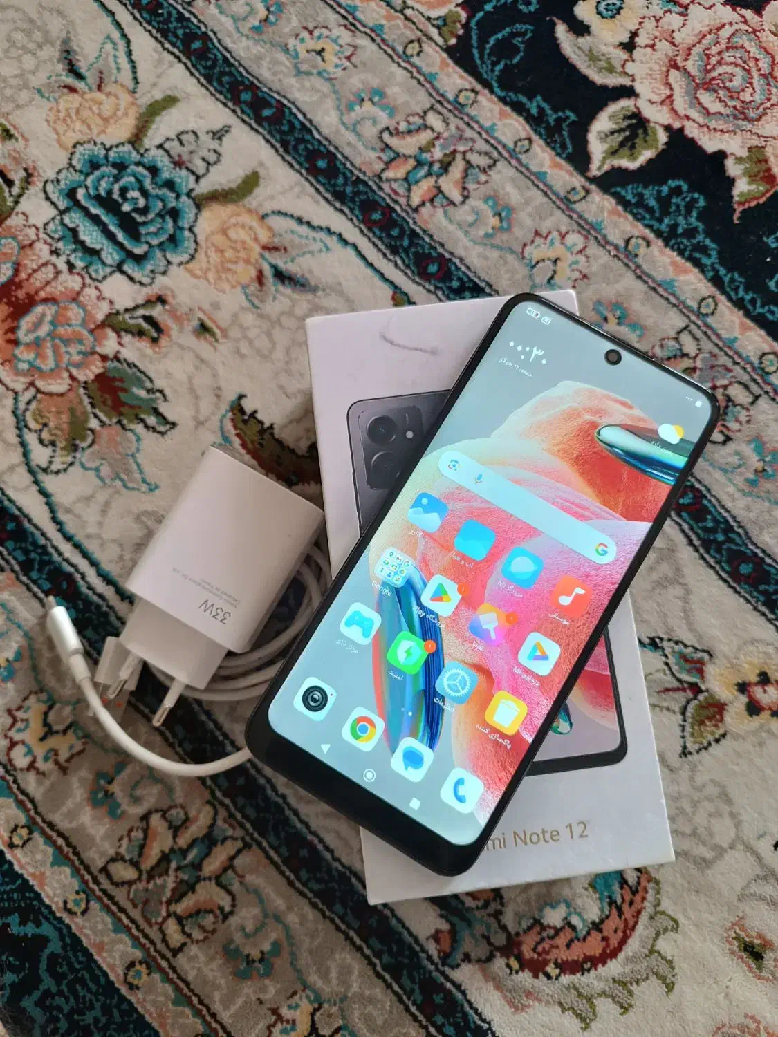 شیائومی note 12 حافظه 128 گیگ رام 8 گیگ|موبایل|فردیس, ثابتی|دیوار