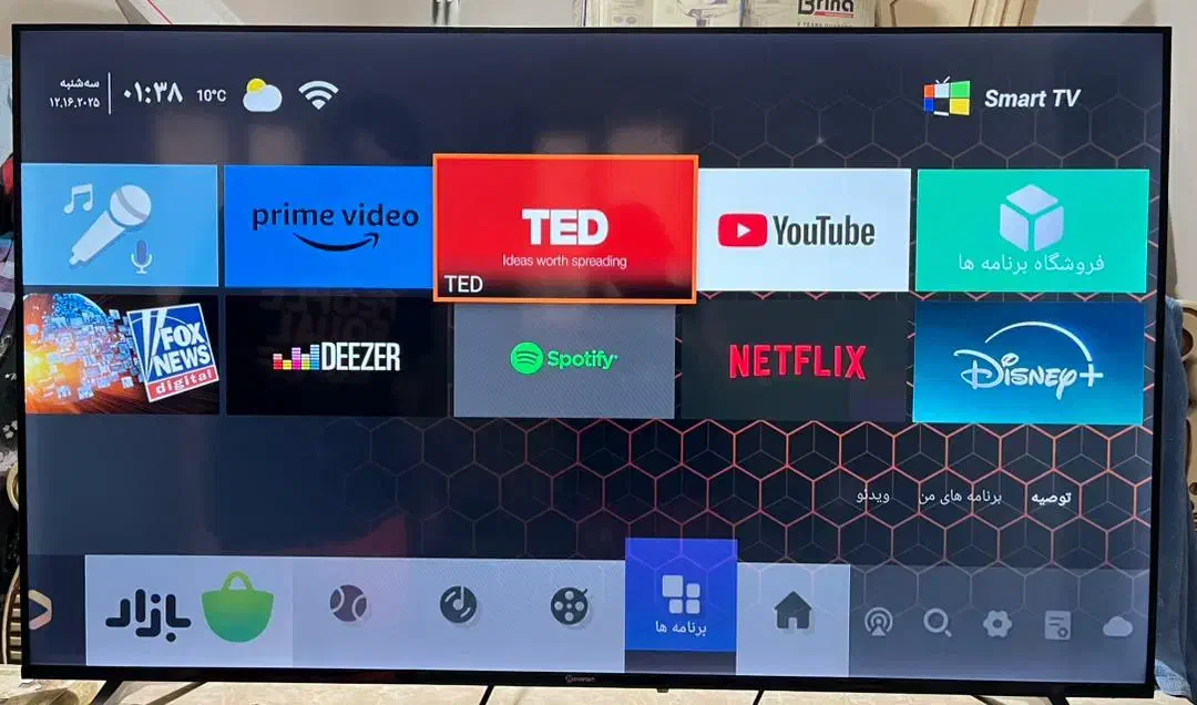 تلویزیون ۵۸اینچ 4k|تلویزیون و پروژکتور|اسلام‌شهر, شهرک مهدیه|دیوار