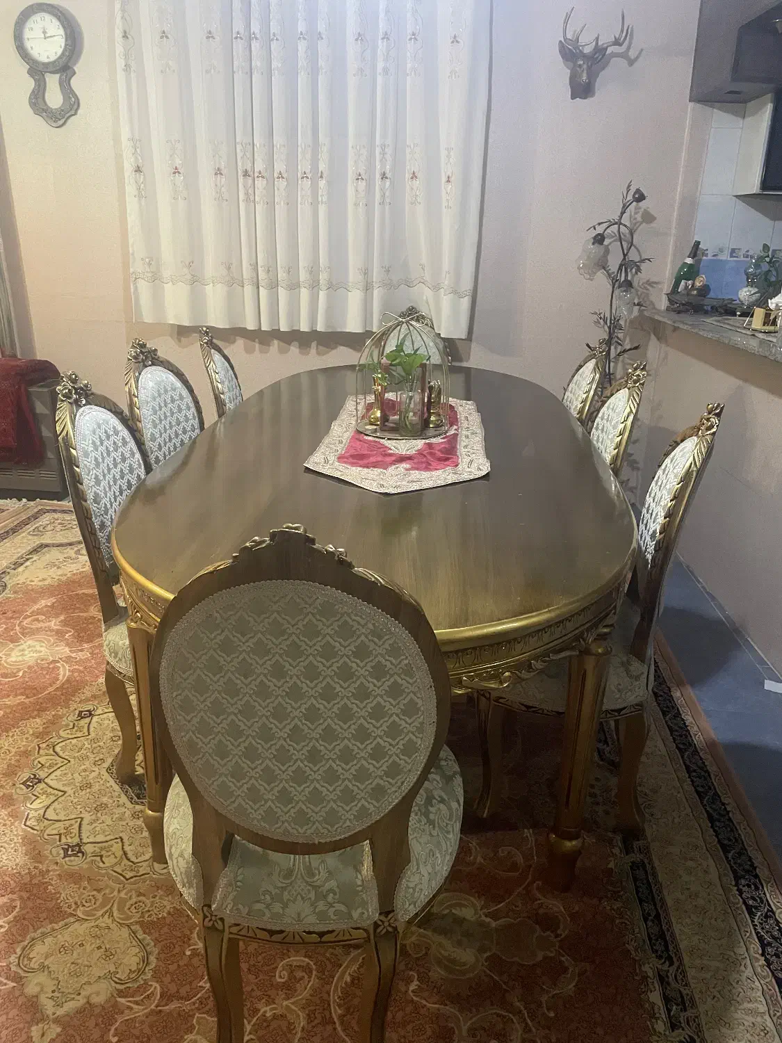 سرویس مبلمان چوب طرح فرحی|مبلمان خانگی و میز عسلی|بم, |دیوار