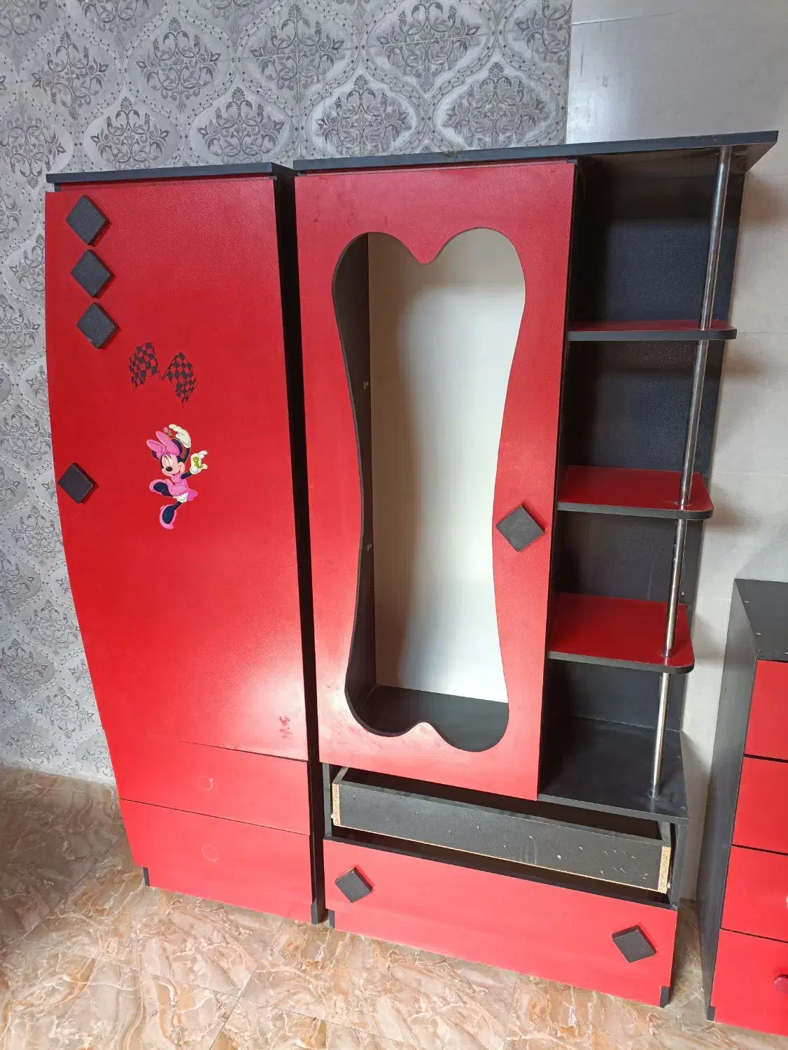 فروش کمدهای کودک و نوجوان همراه تخت خواب|اسباب و اثاث بچه|محمدیه-قزوین, |دیوار