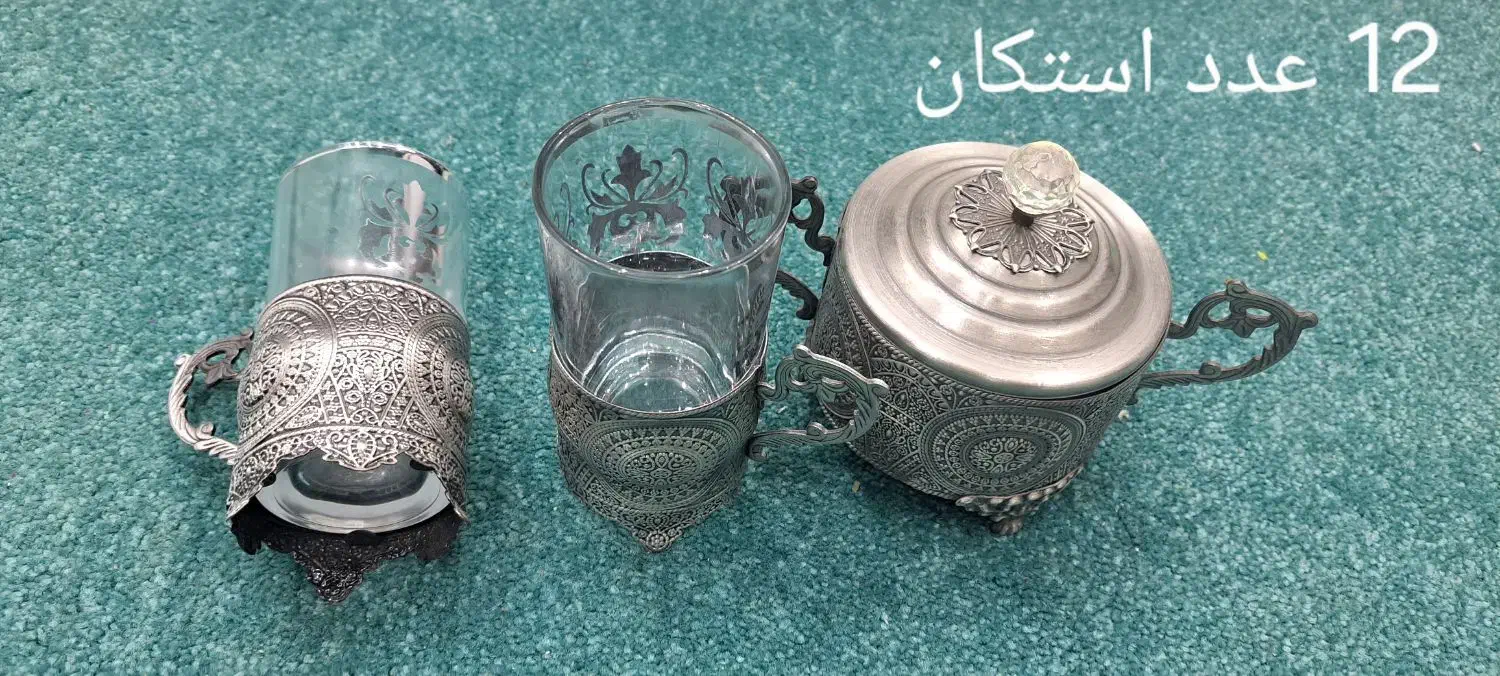 سرویس چای خوری ۱۲ نفره با قندان|ظروف سرو و پذیرایی|اصفهان, جلفا|دیوار