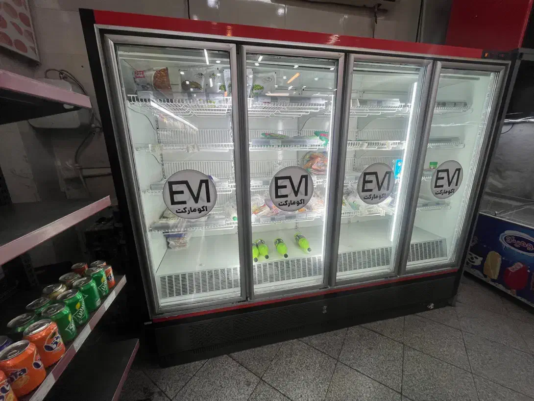 یخچال فریزر ۴ درب کمپرسور سکاپ دانفوس|فروشگاه و مغازه|تهران, تهرانپارس غربی|دیوار