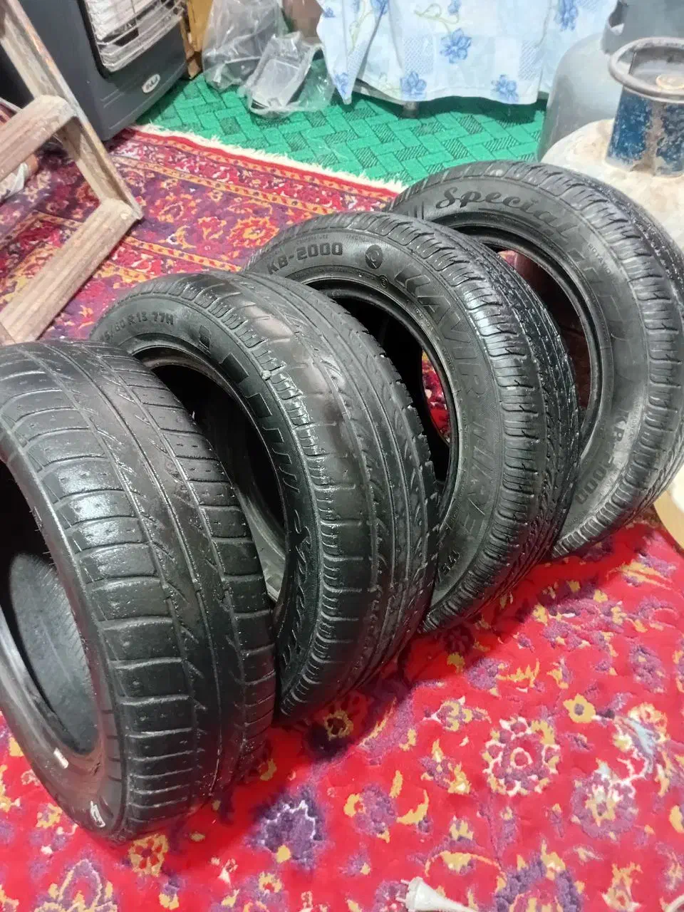 دو عدد لاستیک پراید|قطعات یدکی و لوازم جانبی|زابل, |دیوار