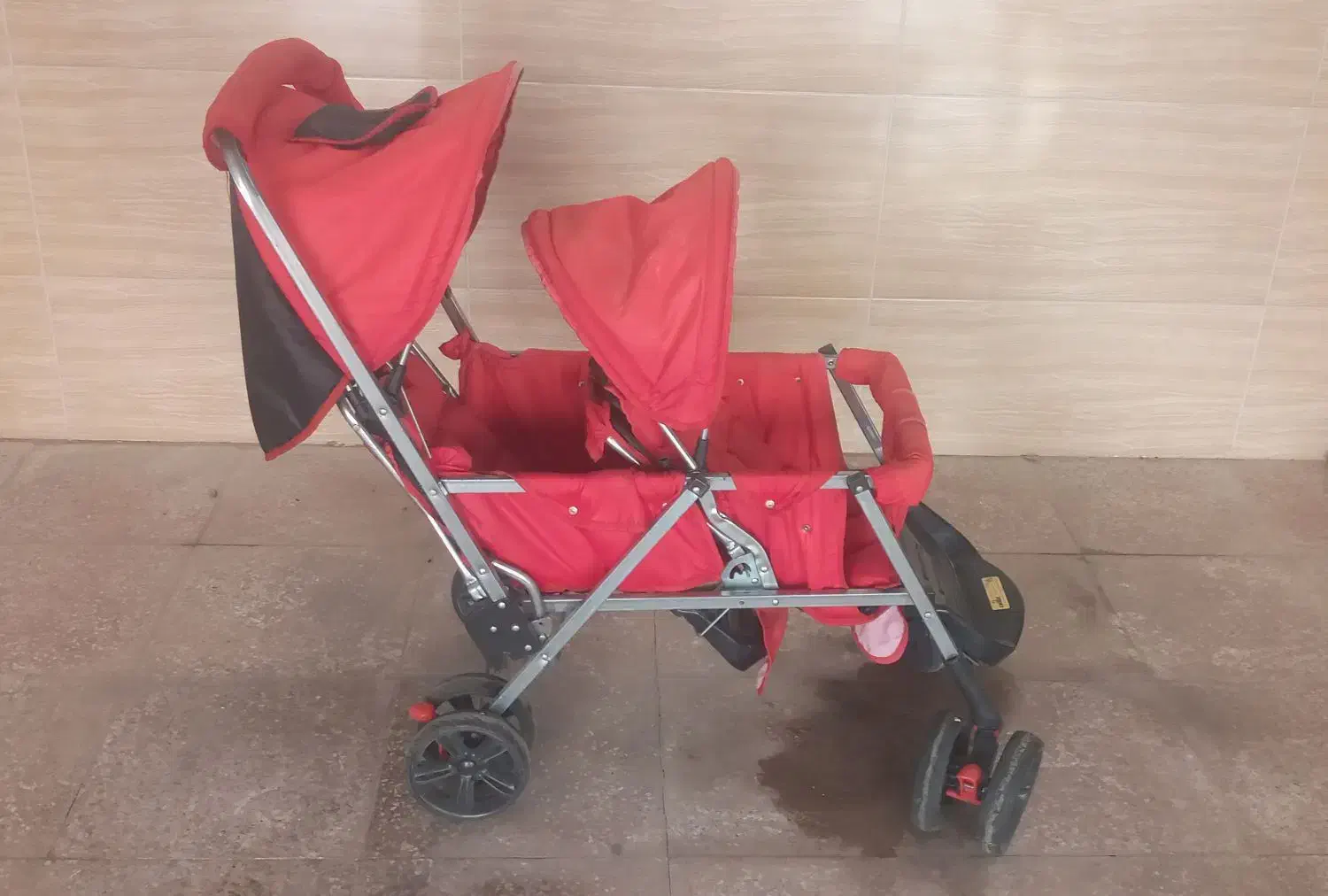 کالسکه دوقلوی کودک|کالسکه و لوازم جانبی|ابهر, |دیوار