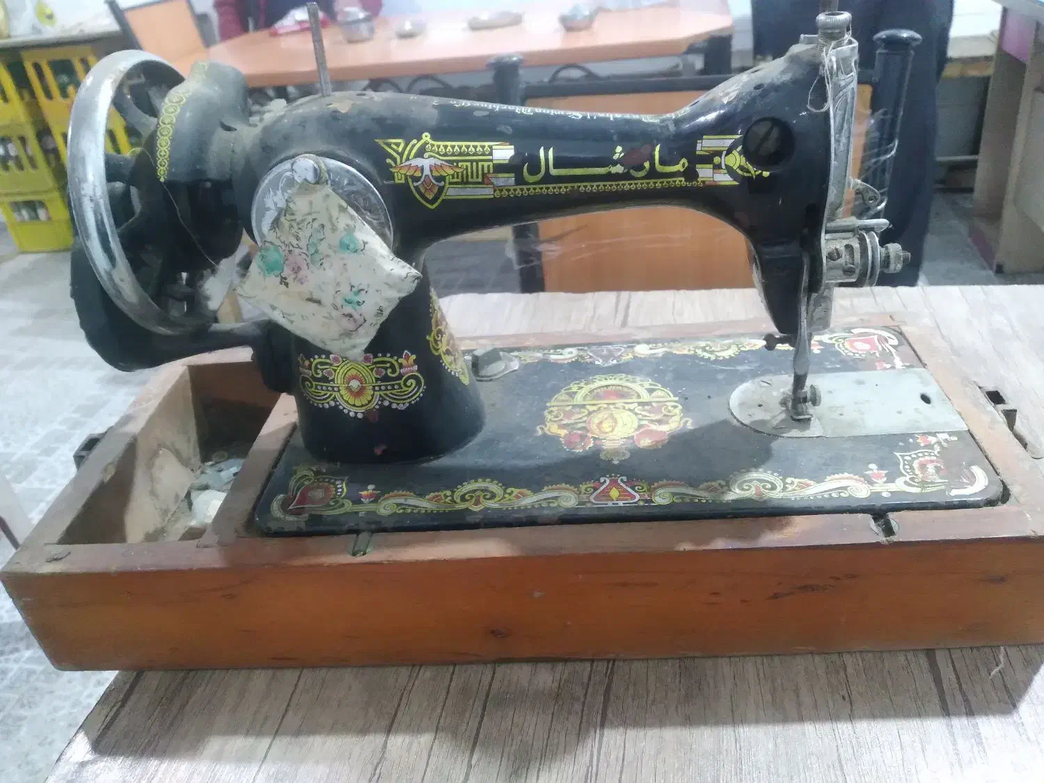 چرخ خیاطی قدیمی|چرخ خیاطی و ریسندگی|طاهرگوراب, |دیوار