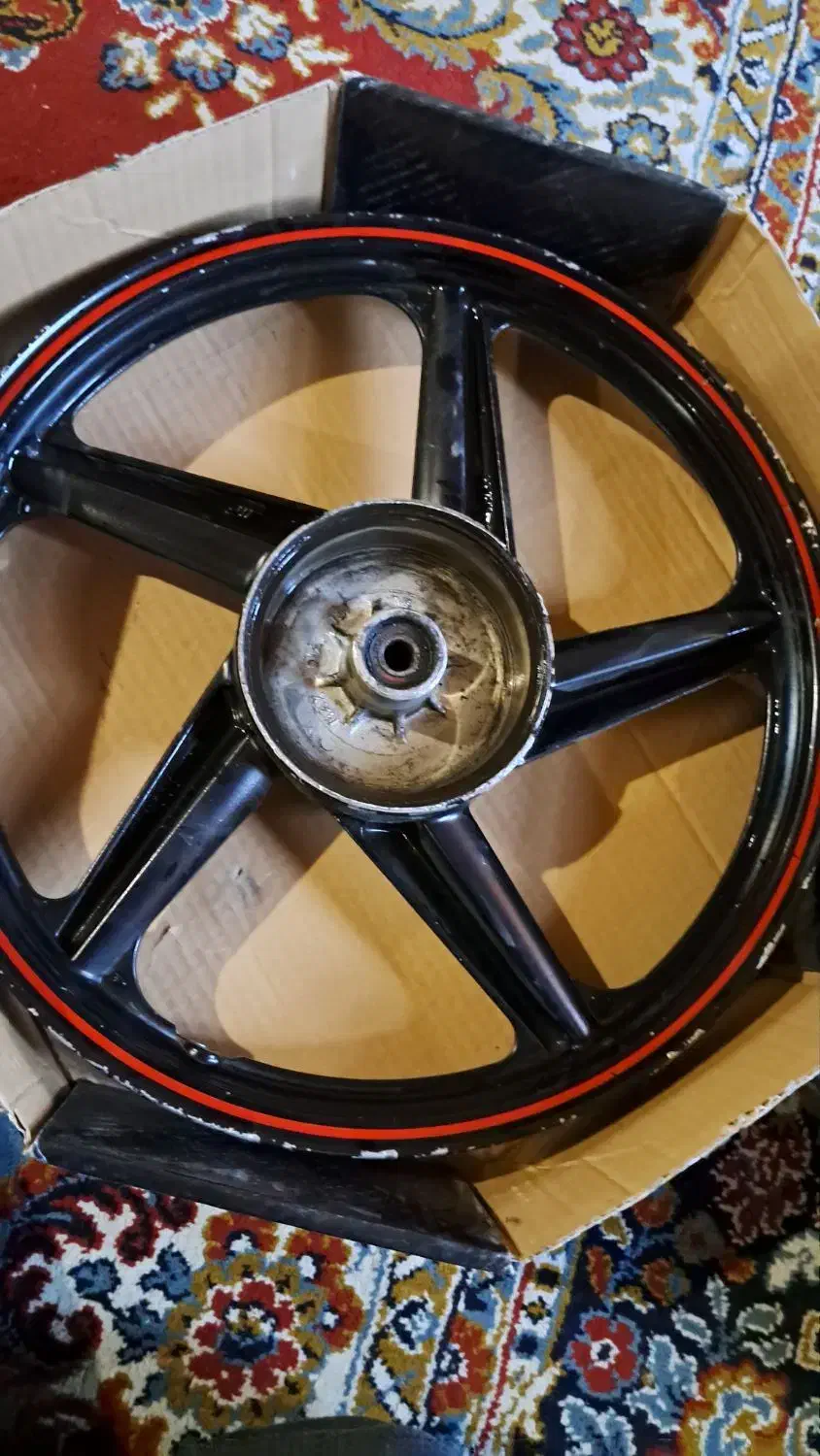 رینگ اسپرت پنج پر هوندا ۱۲۵/۲۰۰|موتورسیکلت|خرمآباد, |دیوار