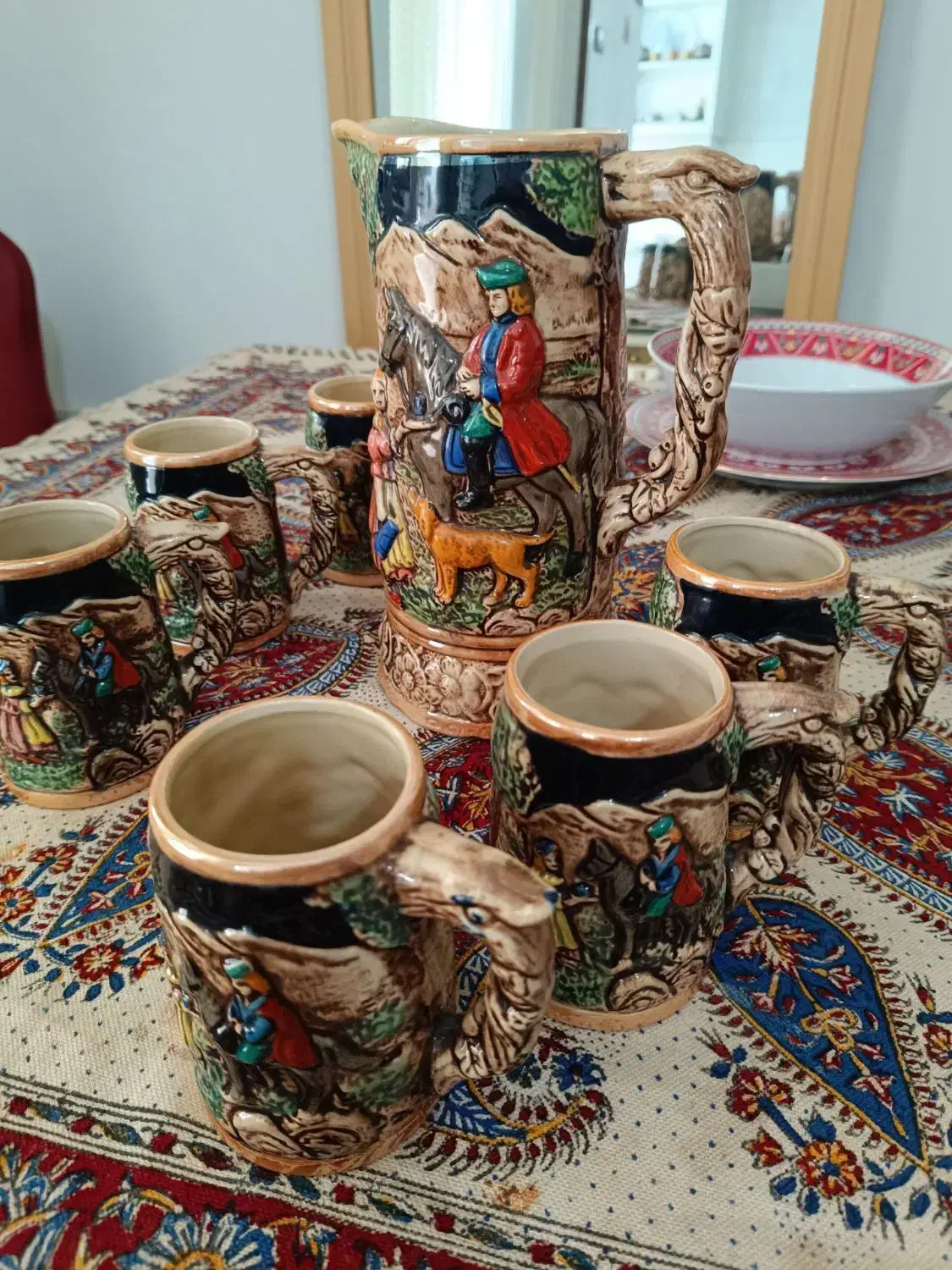 پارچ و لیوان|صنایع دستی و سایر لوازم تزئینی|جاجرود, |دیوار