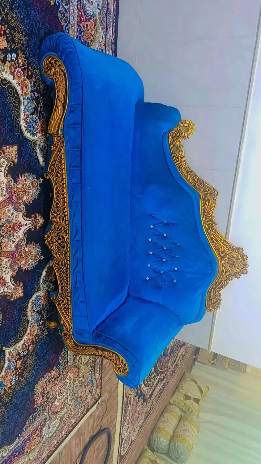 مبل 7نفره سلطنتی|مبلمان خانگی و میز عسلی|نیشابور, خیام|دیوار