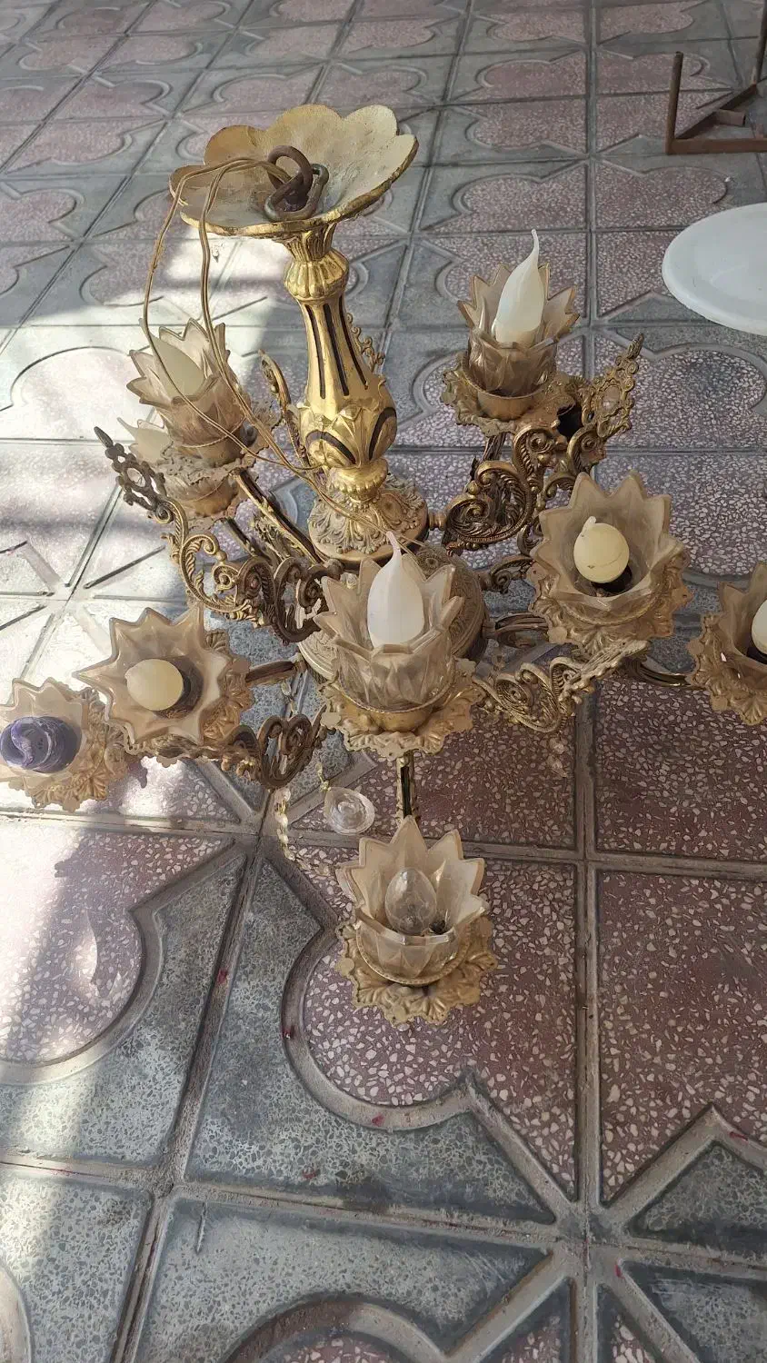 لوستر شیک وسالم|لوستر و چراغ آویز|شیراز, صاحب الزمان|دیوار