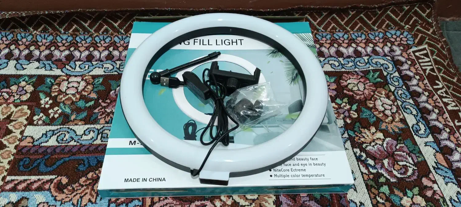 رینگ لایت 12 اینچ|دوربین عکاسی و فیلمبرداری|خرمشهر, |دیوار