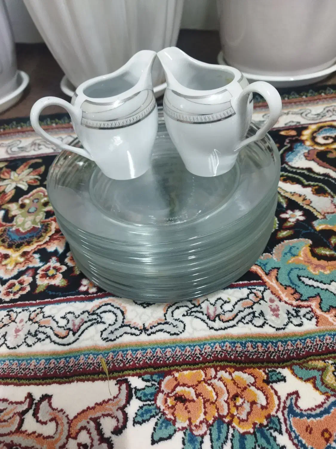 دوازده عددمیوه خوری خارجی|ظروف سرو و پذیرایی|ملایر, |دیوار