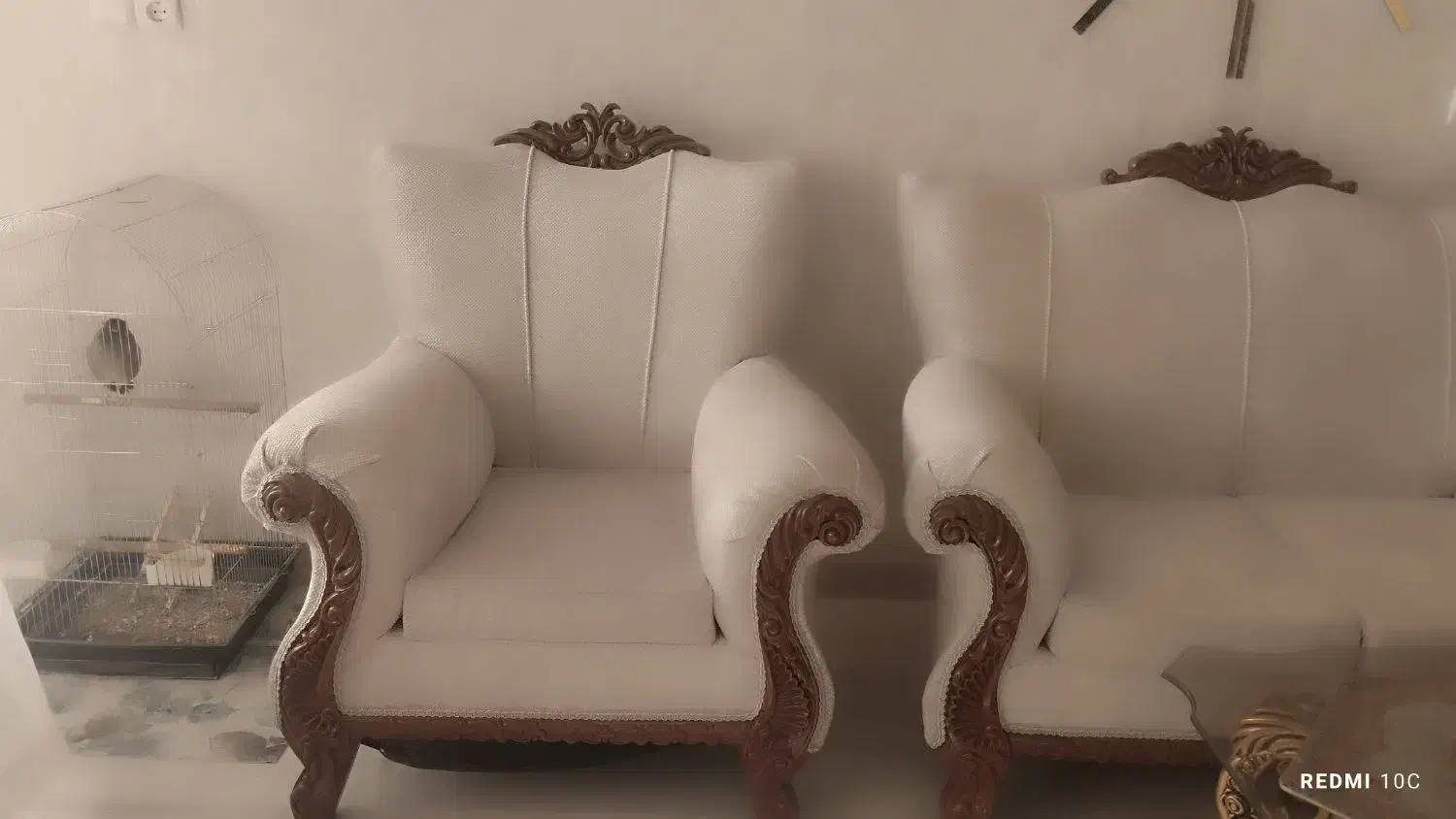 مبل سلطنتی به همراه جلو مبلی|مبلمان خانگی و میز عسلی|بیرجند, |دیوار