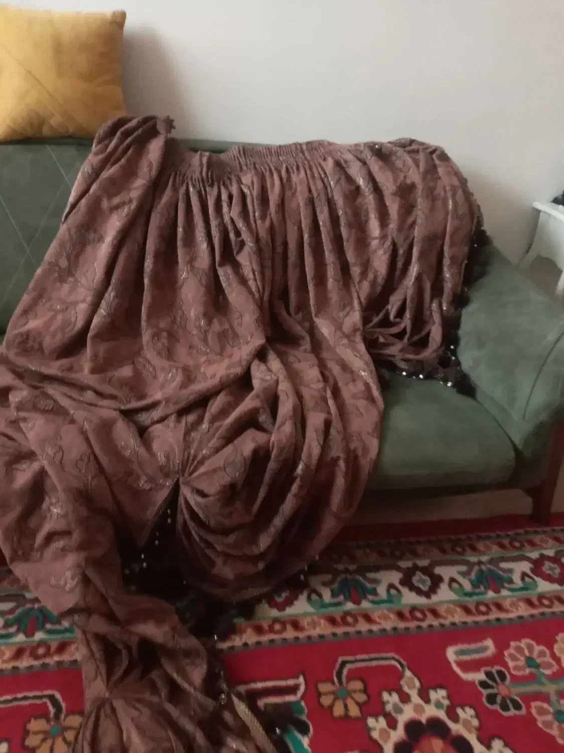 پرده|پرده، رانر، رومیزی|قم, خاکفرج|دیوار