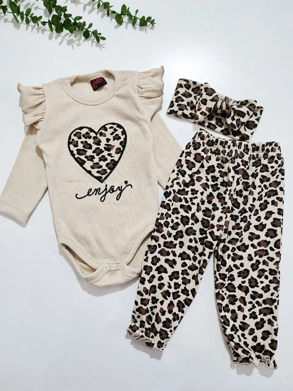 بادی شلوار پلنگی|کفش و لباس بچه|رشت, جماران|دیوار