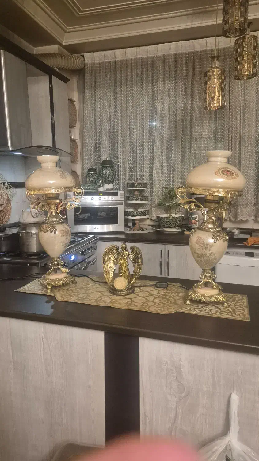 چراغ تزیینی ویکتوریا رنگ ثابت|ریسه و چراغ تزئینی|تهران, بهداشت|دیوار