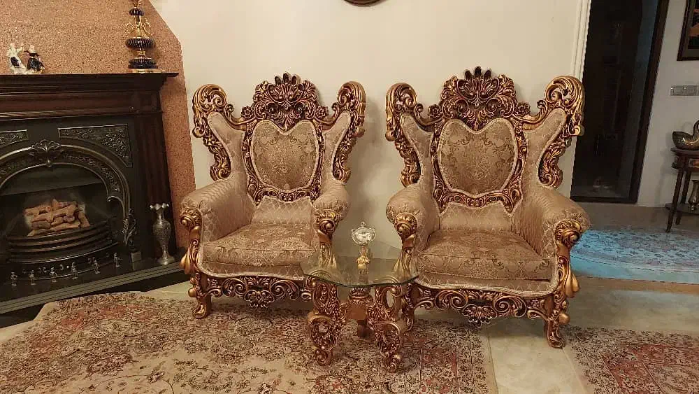 مبلمان سلطنتی|مبلمان خانگی و میز عسلی|شبستر, |دیوار