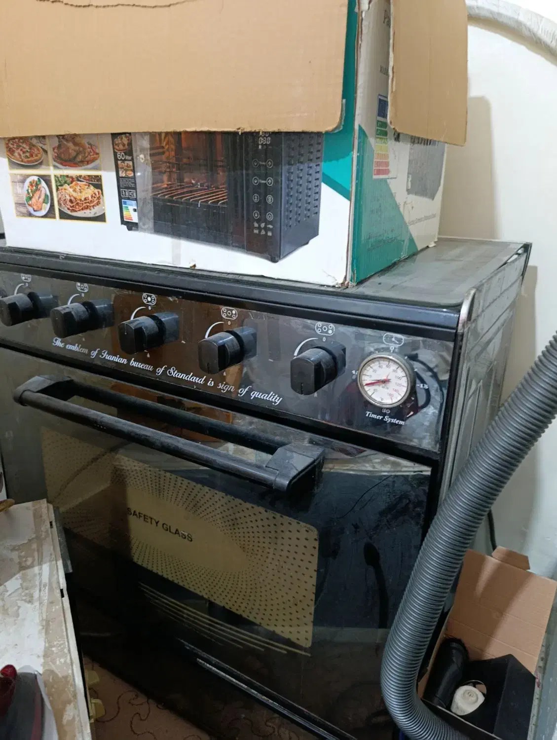 گاز طرح فر|اجاق گاز و لوازم برقی پخت‌وپز|امیدیه, |دیوار