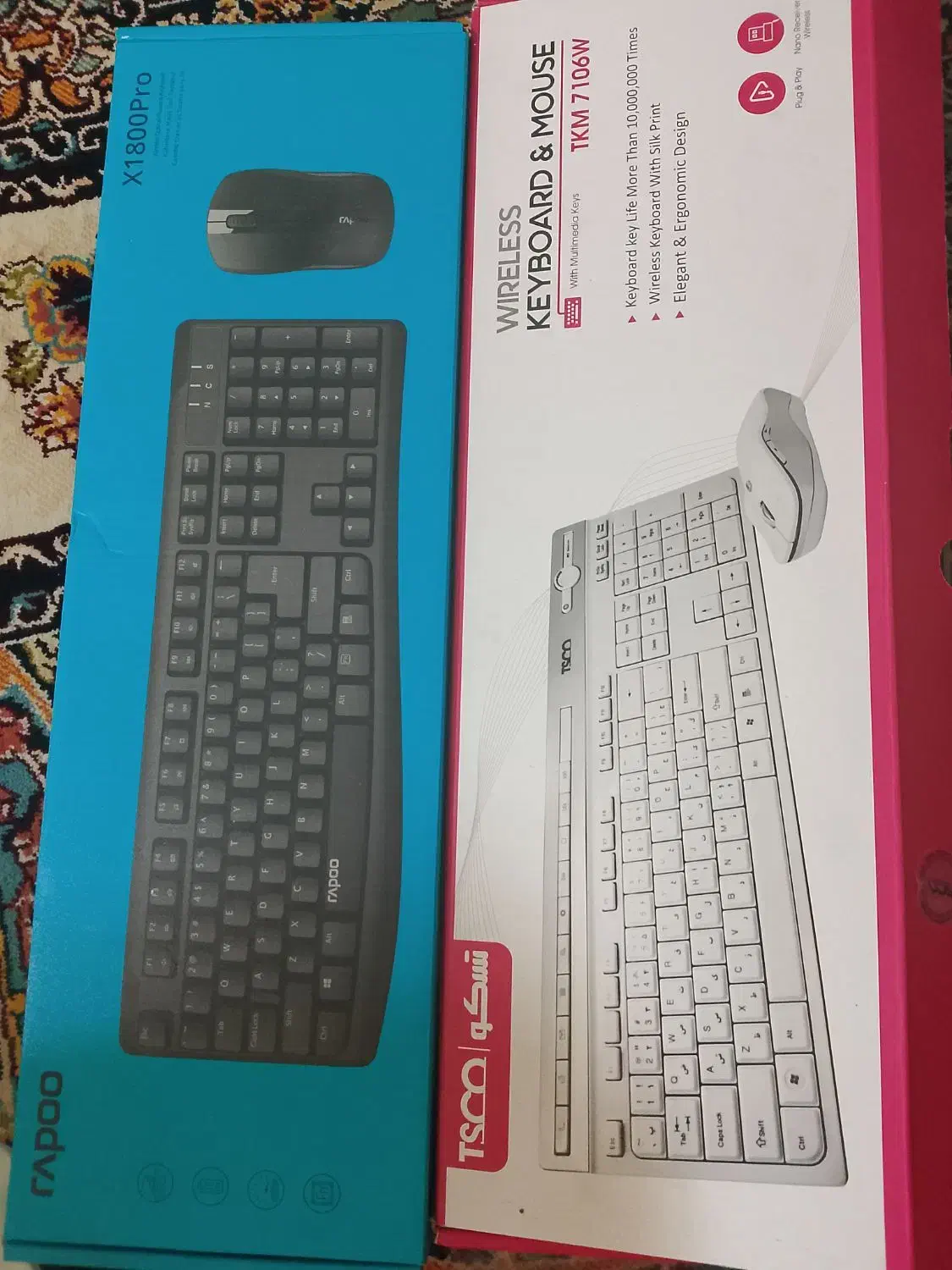 کیبورد دو عدد|قطعات و لوازم جانبی رایانه|تهران, شمیران‌نو|دیوار