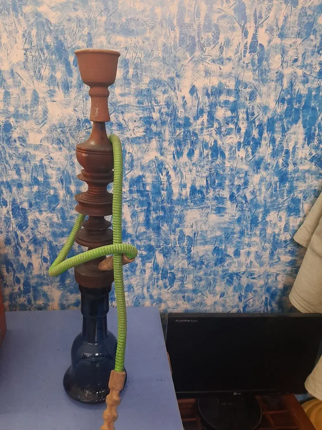 قلیان قدیمی|کلکسیون اشیاء عتیقه|کرمانشاه, |دیوار