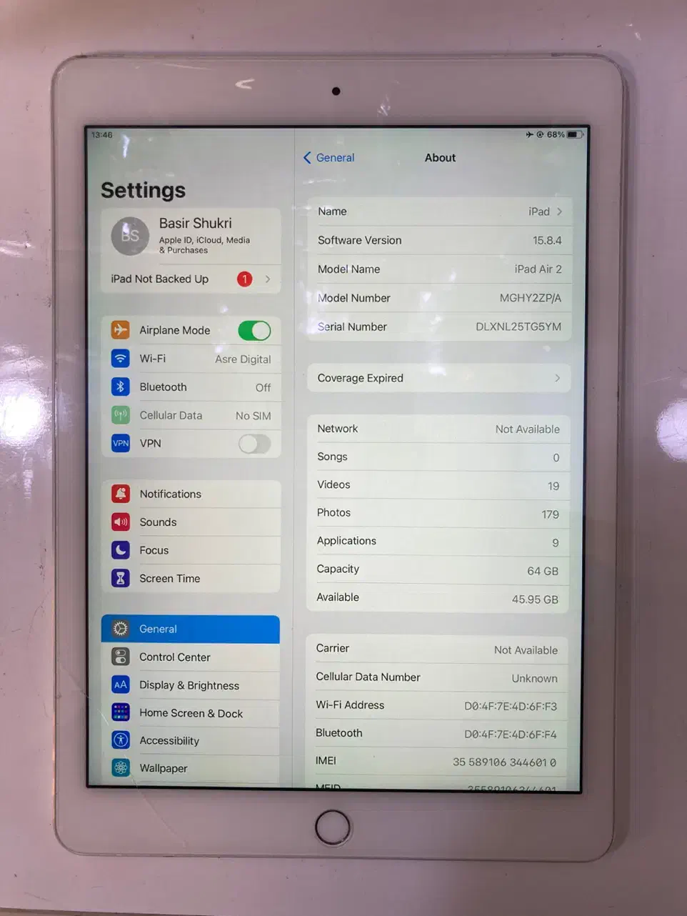 تبلت اپل آیپد ایر ۲ iPad Air 2 64GB|تبلت|تهران, گیشا|دیوار