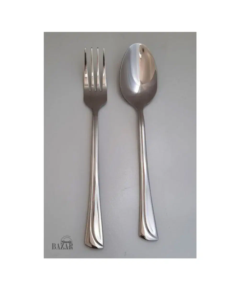 قاشق و چنگال استیل یونیک 12پارچه|ظروف سرو و پذیرایی|کرج, حصارک پایین|دیوار