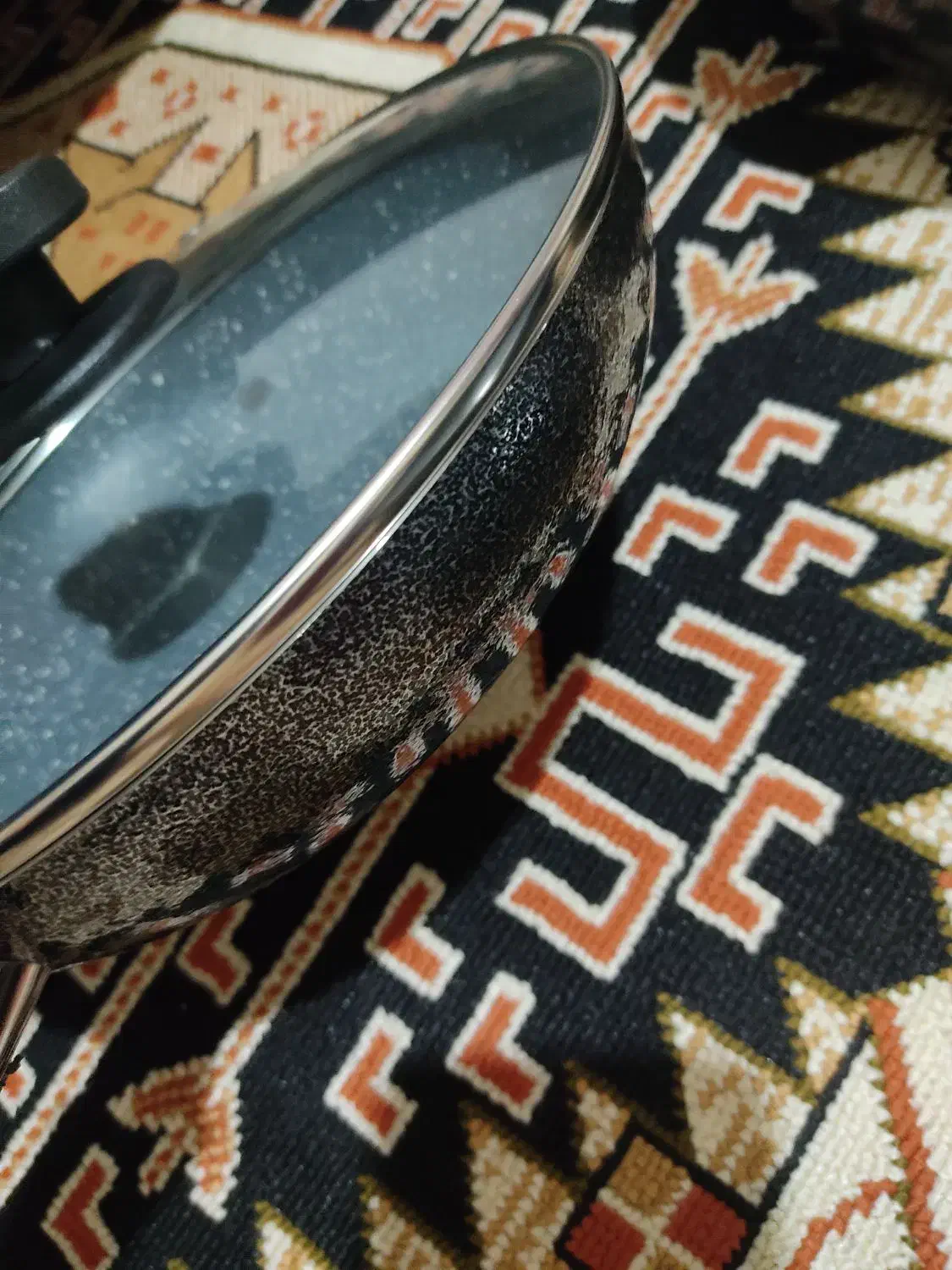 تابه دسته دار گرانیت تفلون عروس ۵ پارچه|ظروف پختوپز|الوند, |دیوار