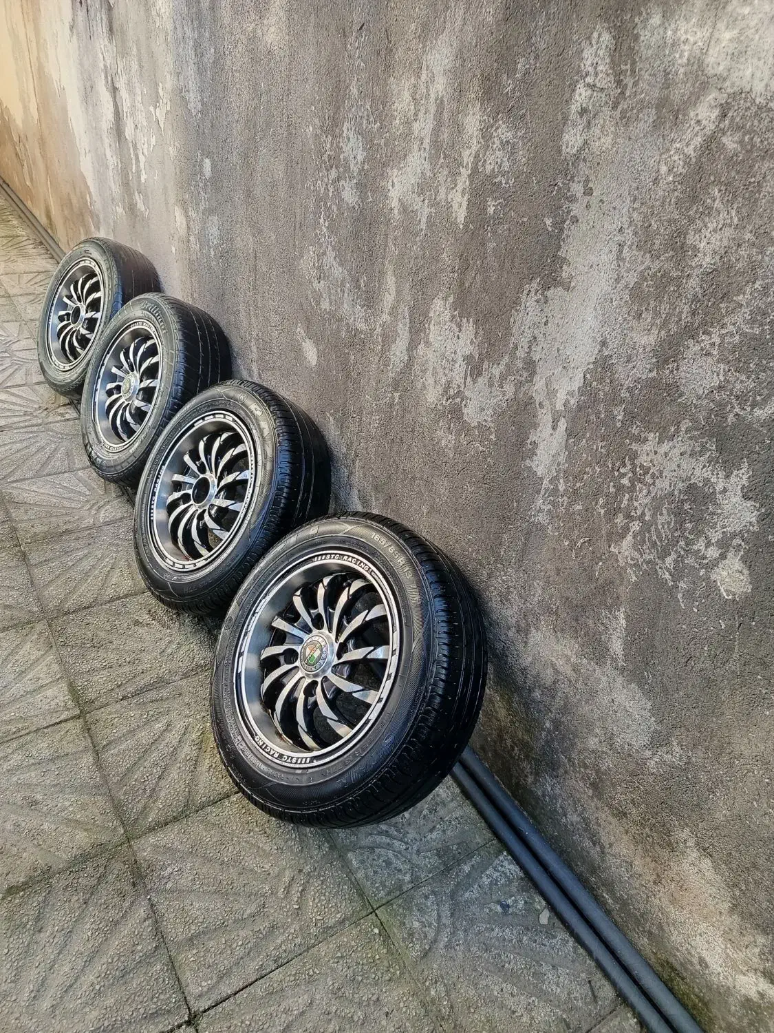 رینگ ۱۳پرایدی با لاستیک|قطعات یدکی و لوازم جانبی|رشت, شهریاران|دیوار