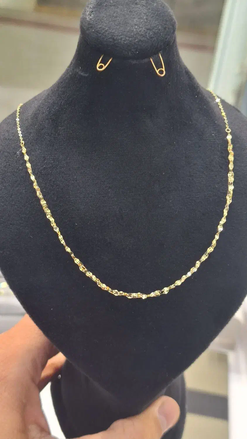 گردنی بافتی 3 رج|جواهرات|قرچک, مهدیه|دیوار