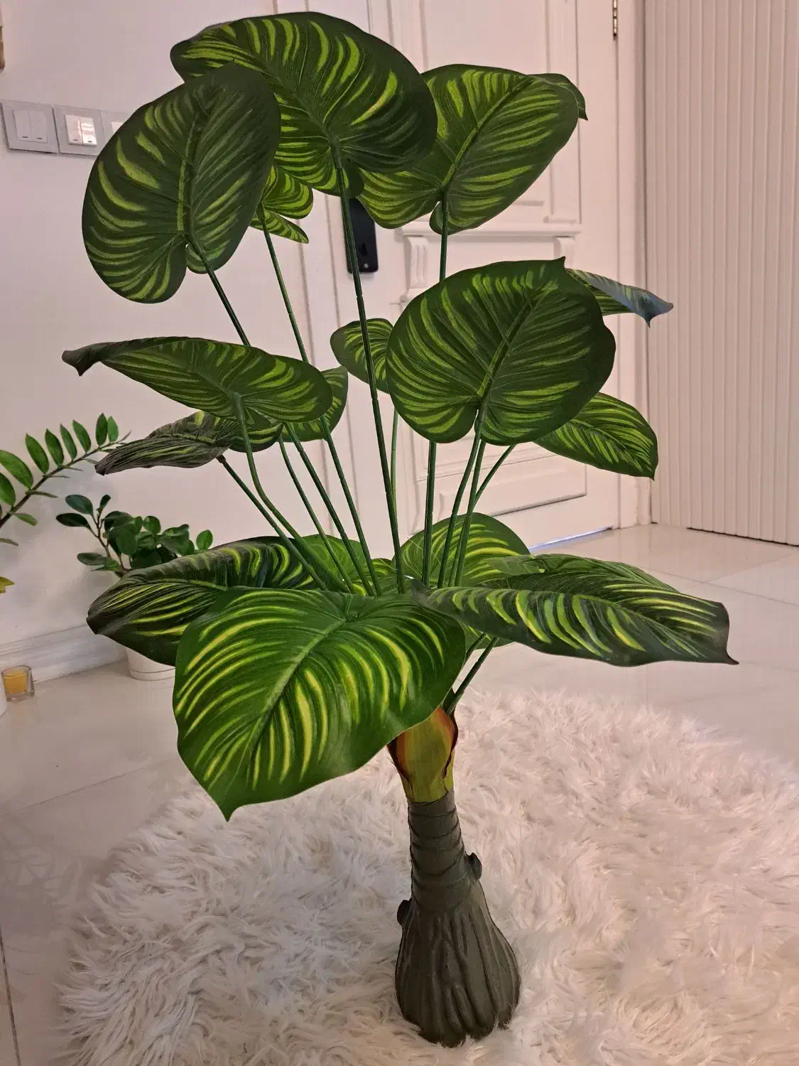 درختچه|گل مصنوعی|کیش, |دیوار