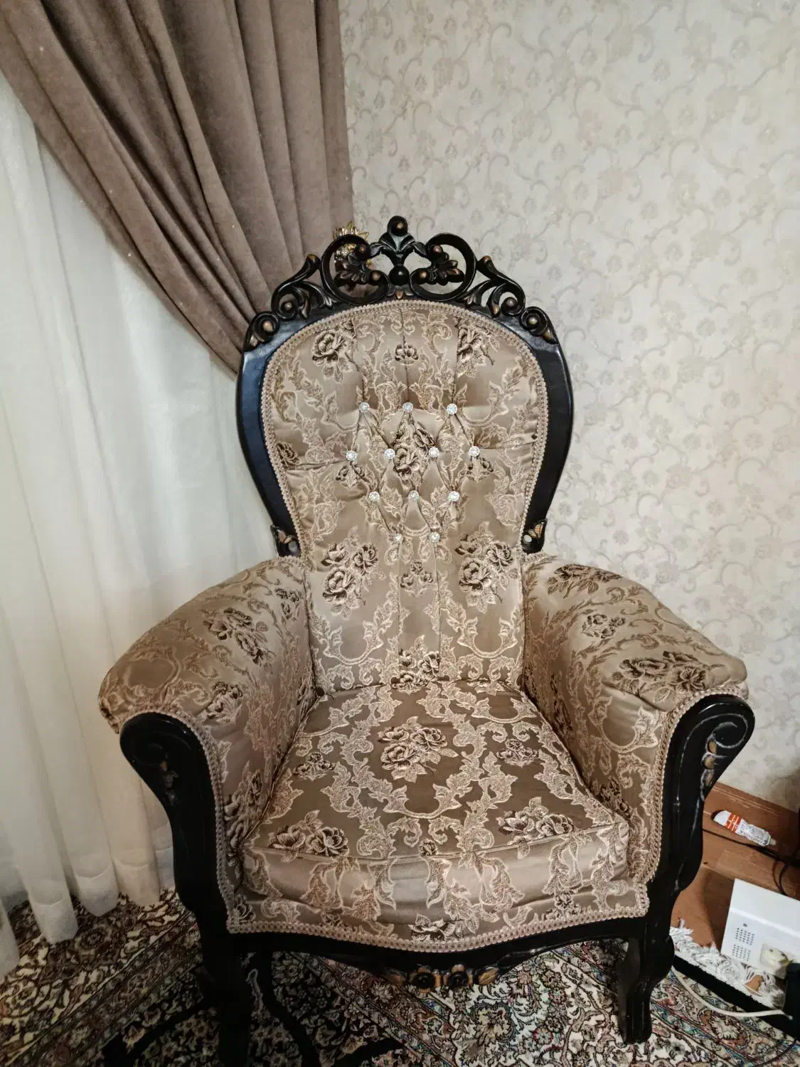 مبل سلطنتی 9نفره|مبلمان خانگی و میز عسلی|کرمانشاه, |دیوار