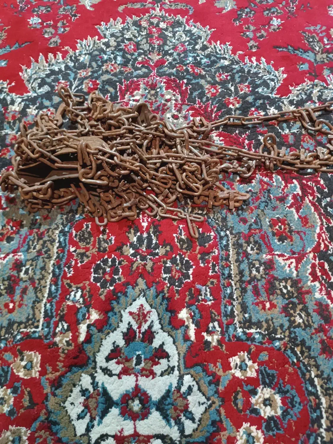 باسلام یک جفت زنجیر چرخ سمند تمیز وسالم|قطعات یدکی و لوازم جانبی|تبریز, |دیوار