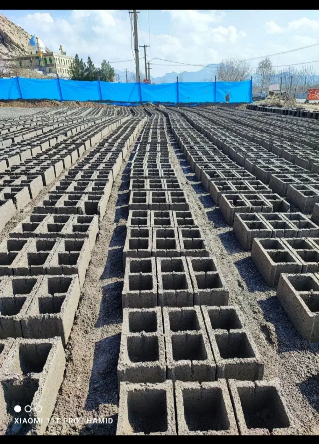 بلوک و پایه فنس بتنی باغ ویلا|مصالح و تجهیزات ساختمان|خرمآباد, |دیوار