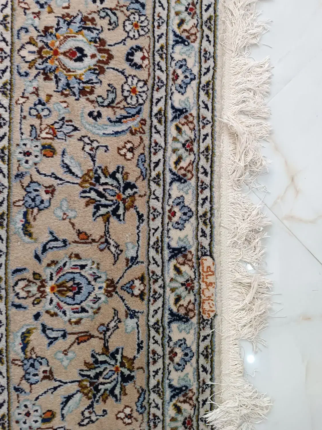 فرش کاشان 12 متری مارکدار . 3/4 بدون ایراد|فرش|پردیس, فاز ۸|دیوار