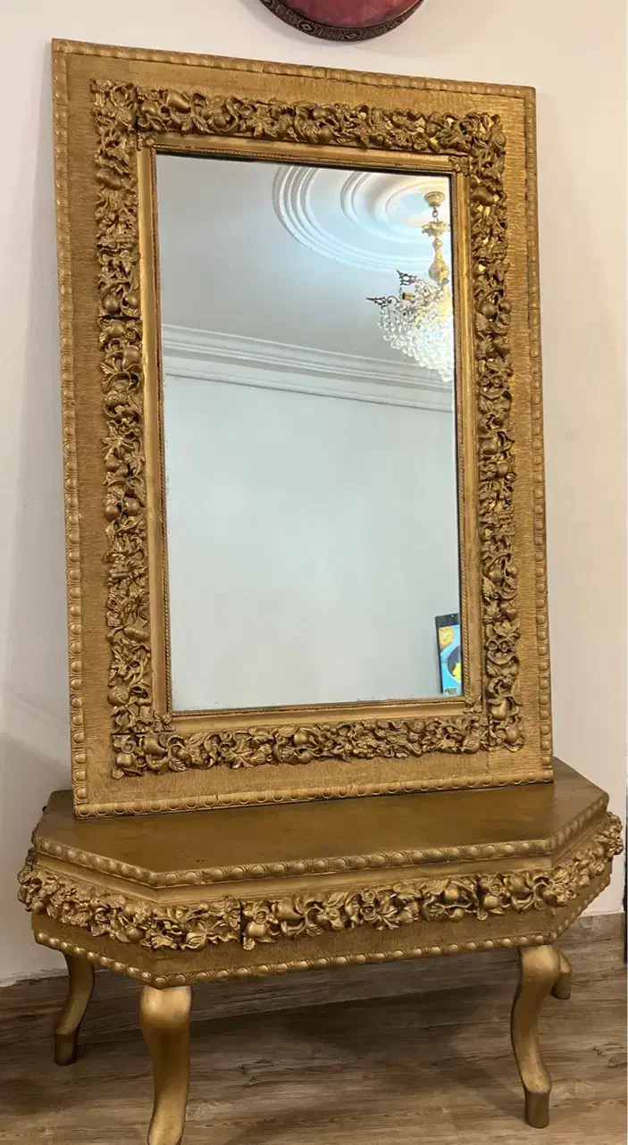 آینه و کنسول دکور خانه|بوفه، ویترین، کنسول|رشت, انصاری|دیوار