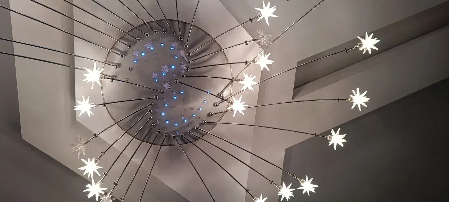 لوستر|لوستر و چراغ آویز|پاکدشت, پاکدشت (مامازند)|دیوار