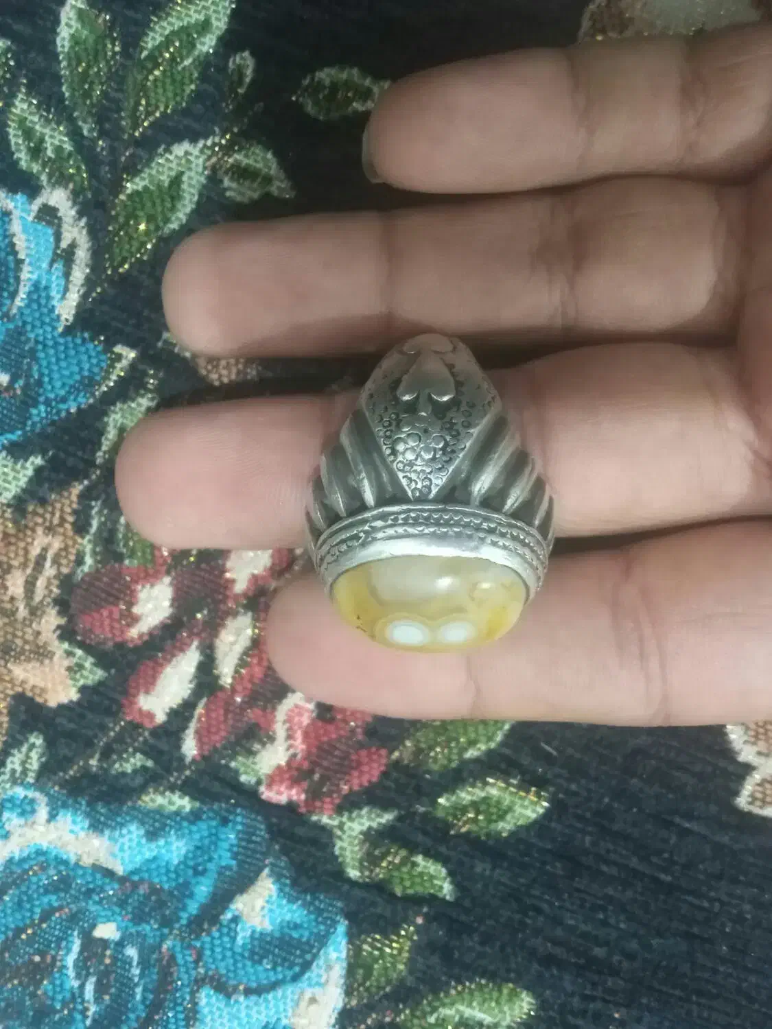 حراج انگشتر نقره درجه یک فیروزه|جواهرات|بوشهر, |دیوار