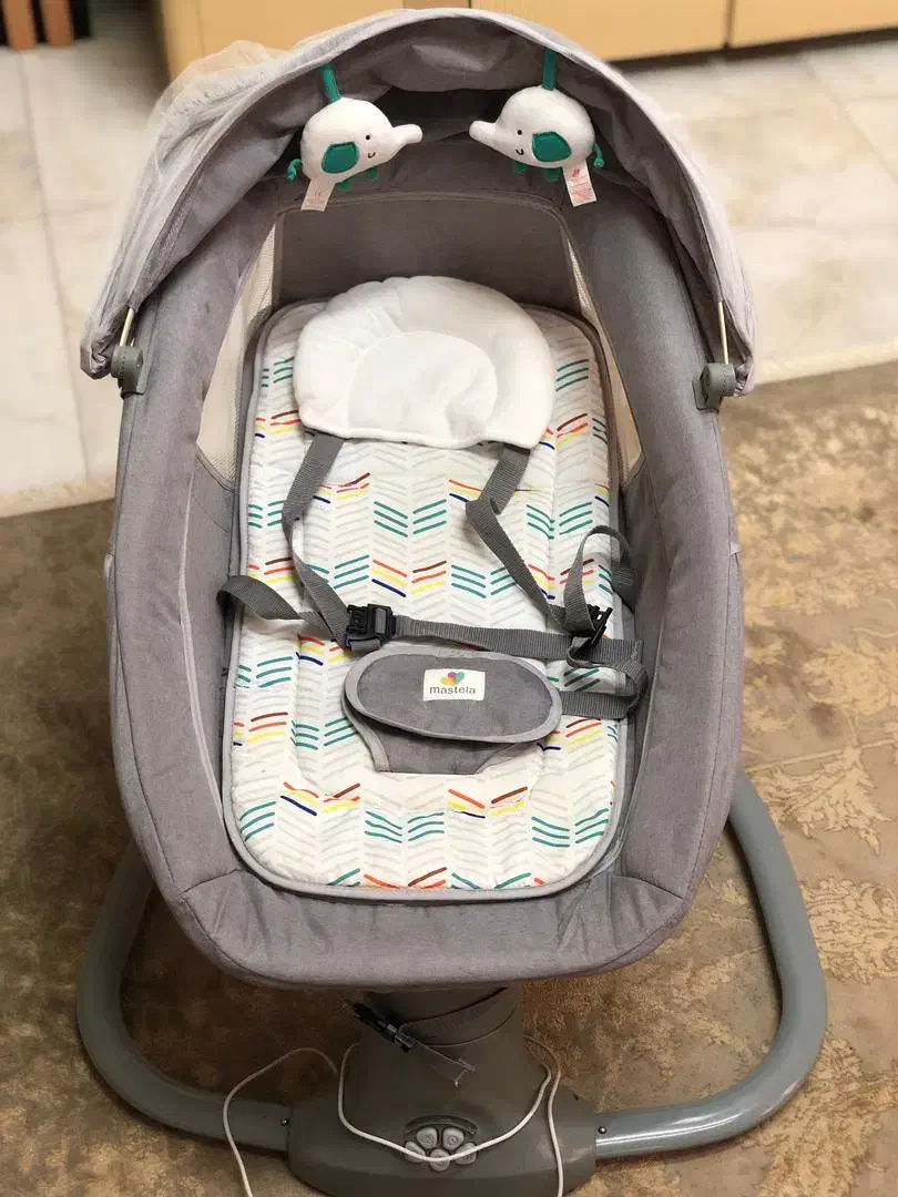 گهواره برقی ماستلا|اسباب و اثاث بچه|رشت, چله خانه|دیوار