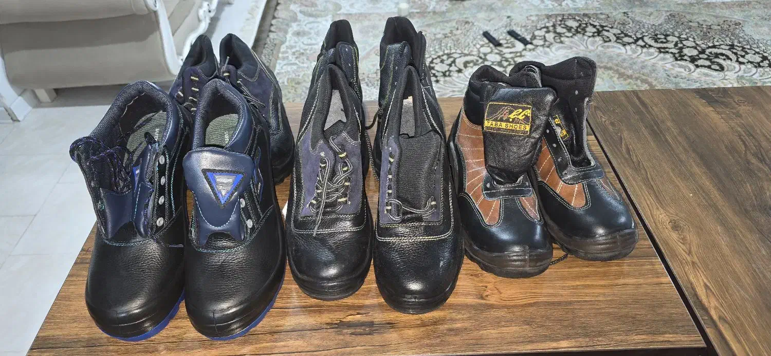 فروش 5جفت پوتین ایمنی|کیف، کفش، کمربند|مسجد سلیمان, |دیوار